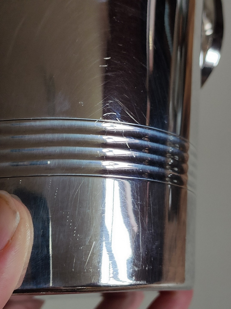 Seau à glace plaqué argent