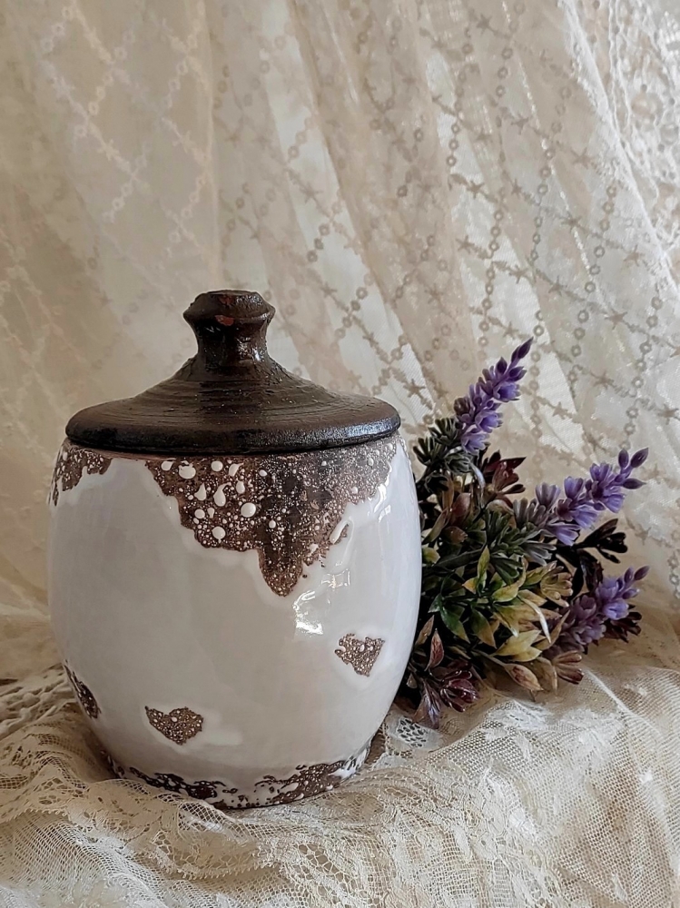 Pot céramique émaillée
