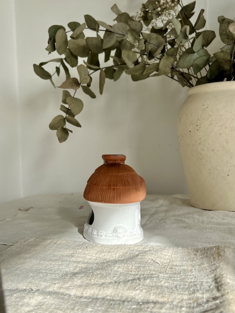 Photophore vintage céramique maison cottage core