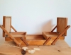 Petite travailleuse de couture en bois 