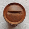 Boite visage bois sculpté