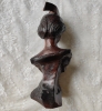 Buste de femme en bois