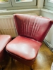 Paire de fauteuils de cocktail années 50