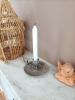 Bougeoir rat de cave forme marguerite 