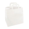 Paper bags with folded handles