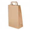 Paper bags with folded handles