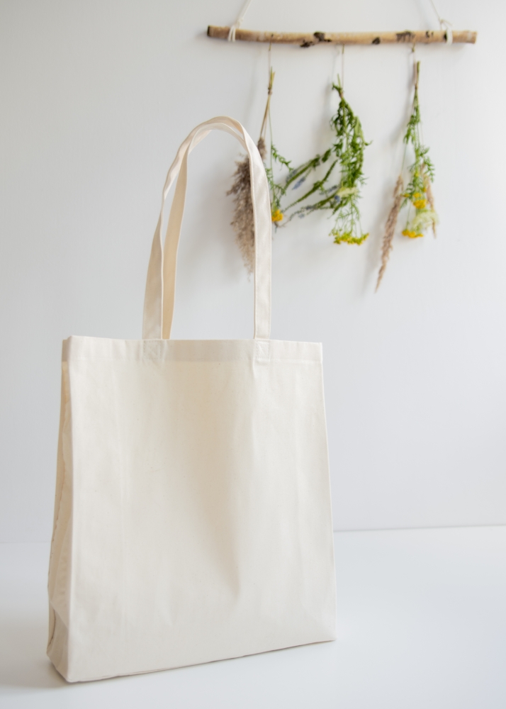 Stitched cotton bag