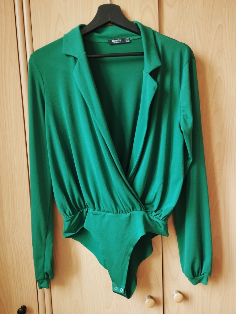 Body Bershka vert 