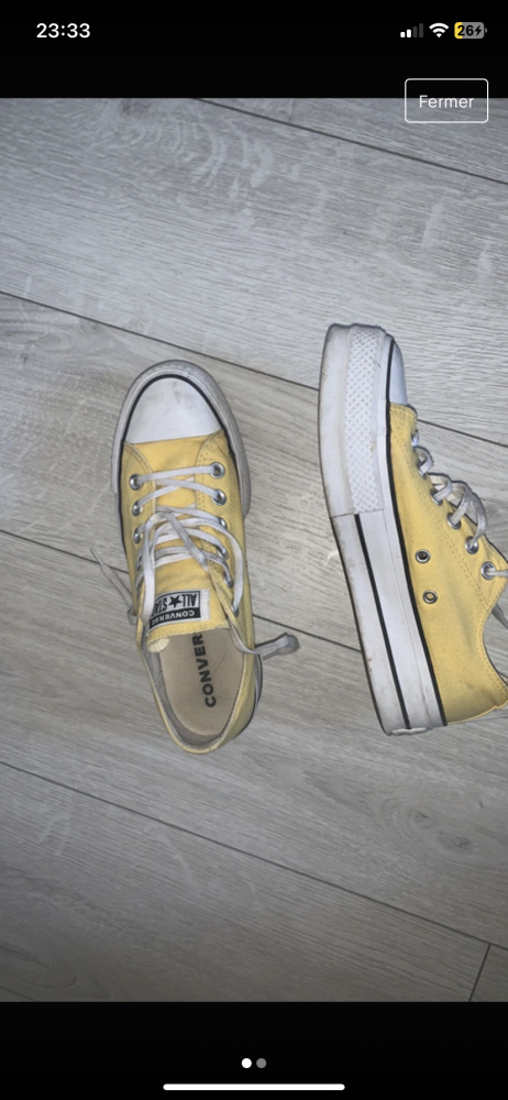 Converse jaune 