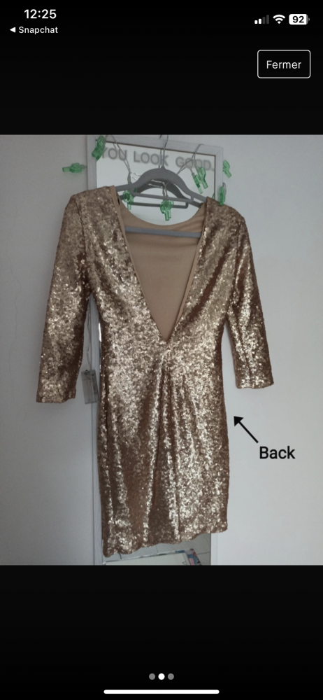 Robe sequins 