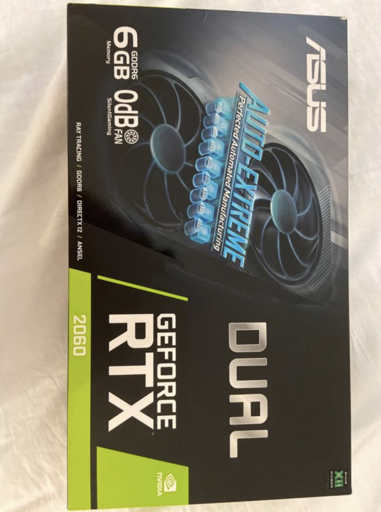 RTX 2060 ASUS DUAL OC 6GB