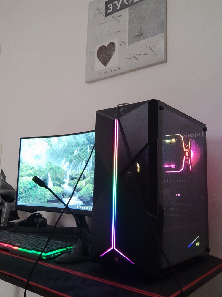 Pc gamer de 2021 ryzen 5 5600x avec carte mère AORUS B550 elite AX V2, 