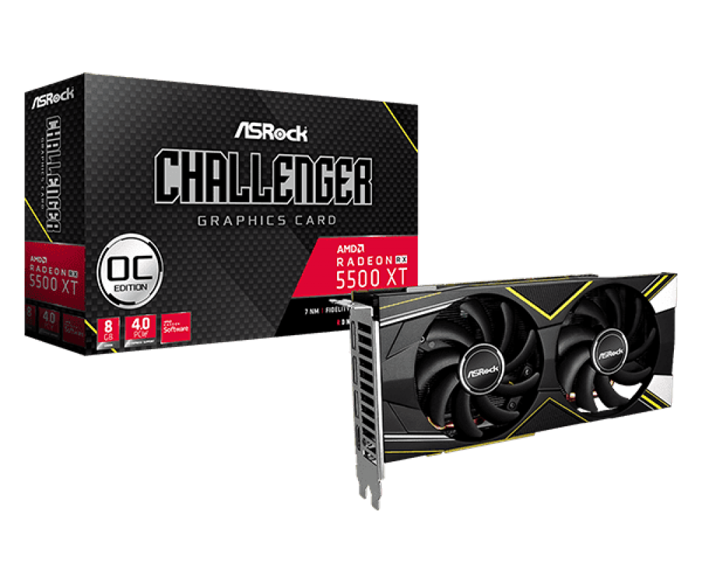 Asrock Challenger RX 5500 XT 8G OC