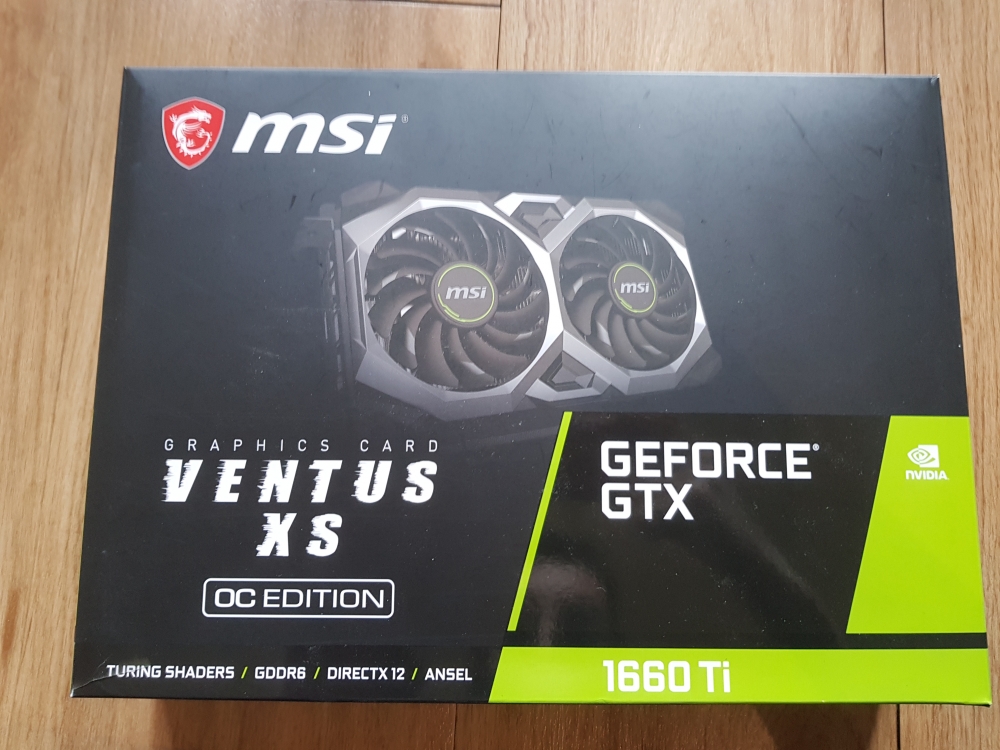 Carte Graphique MSI GTX 1660 Ti Ventus XS OC Edition