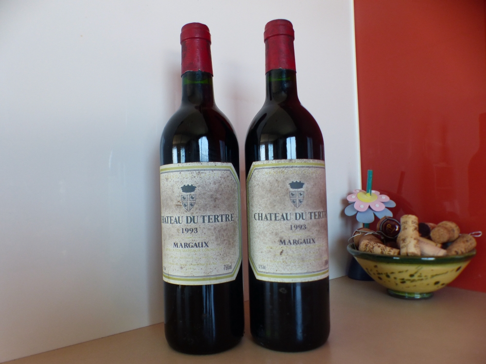 Lot de 2 bouteilles de Château du Tertre