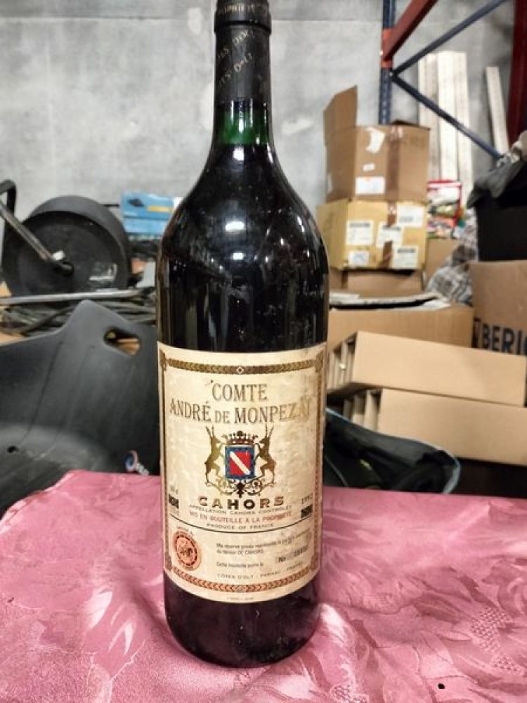 Magnum de Vin de Cahors 1992