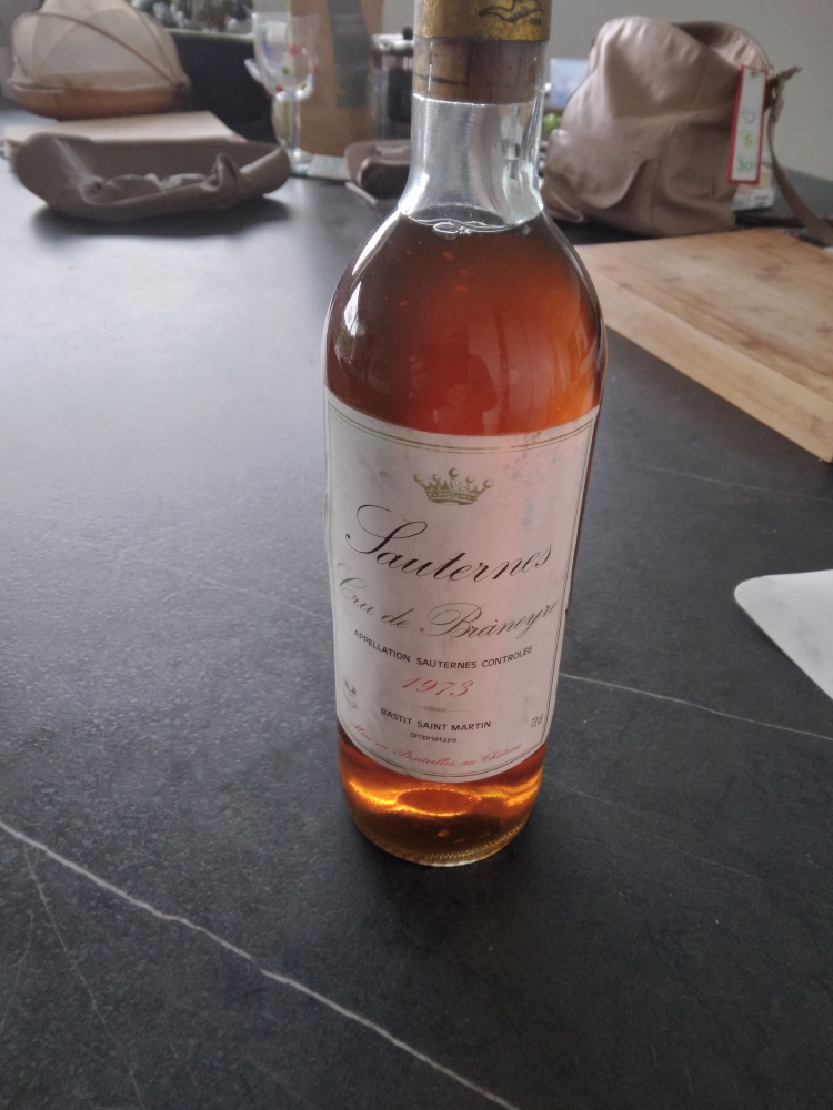 Sauternes CRU DE BRANEYRE 1973