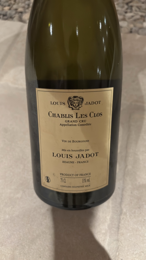 Louis Jadot chablis grand cru 2015 