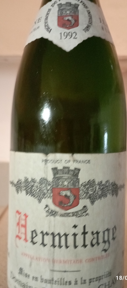 HERMITAGE BLANC JEAN LOUIS CHAVE 1992