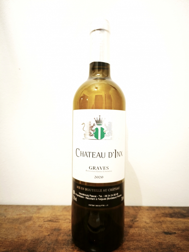 Bordeaux Blanc Graves Château D'Inx 2020