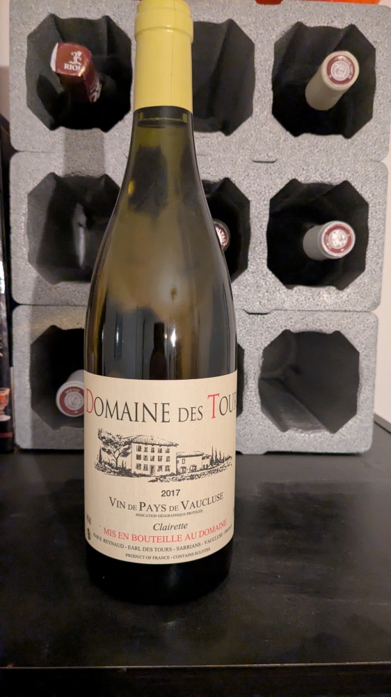 Domaine des Tours Blanc Clairette 2017