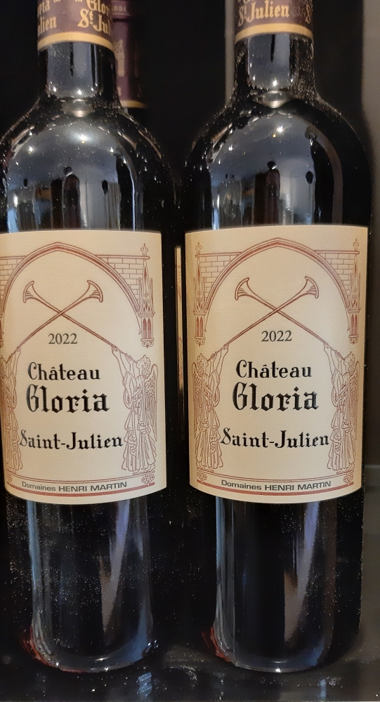 Château Gloria AOC St Julien 2022 Vente à la caisse de 6 bouteilles