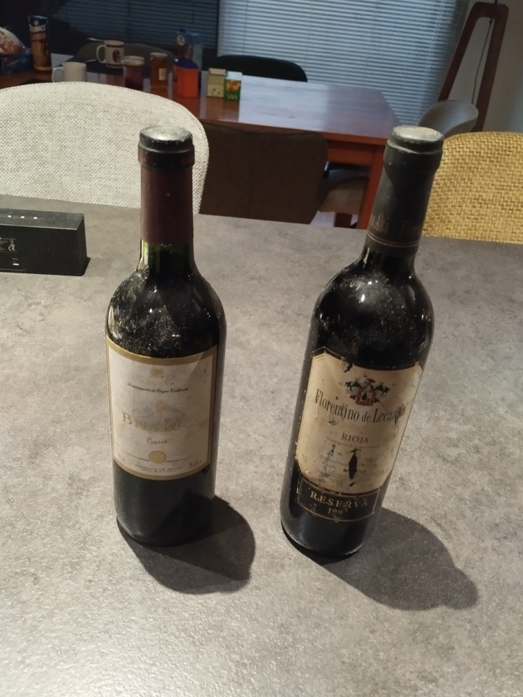 Vends lot de bouteilles vins