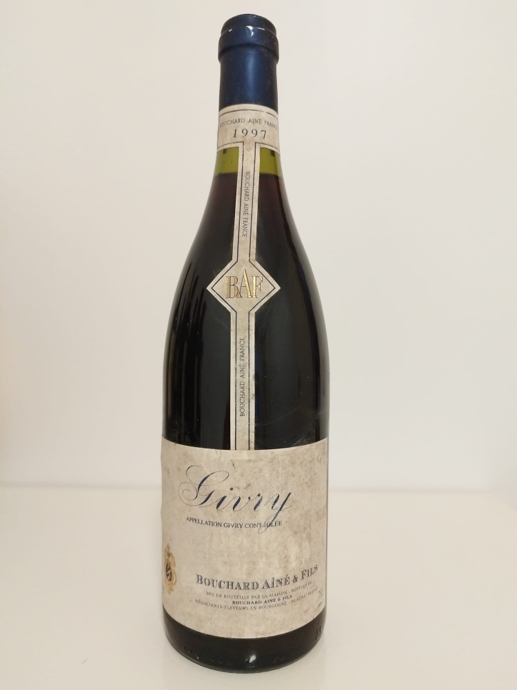 Givry Appellation Givry contrôlé 1997 Maison Bouchard Ainé & Fils (2 bouteille)