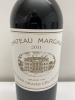 2 bouteilles Château Margaux 2011 - Grand Cru Classé