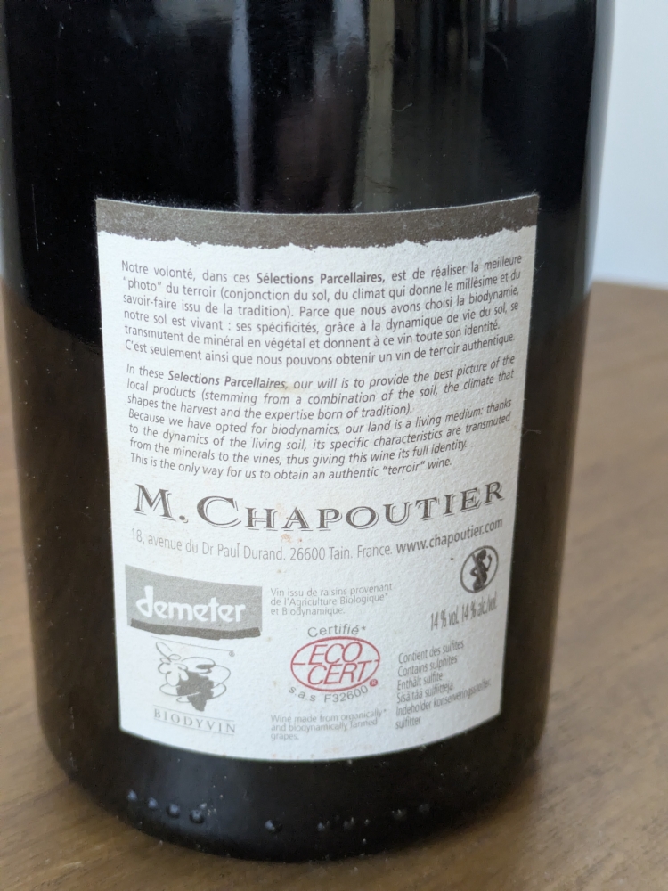 M. Chapoutier – Ermitage Le Méal Rouge 2007