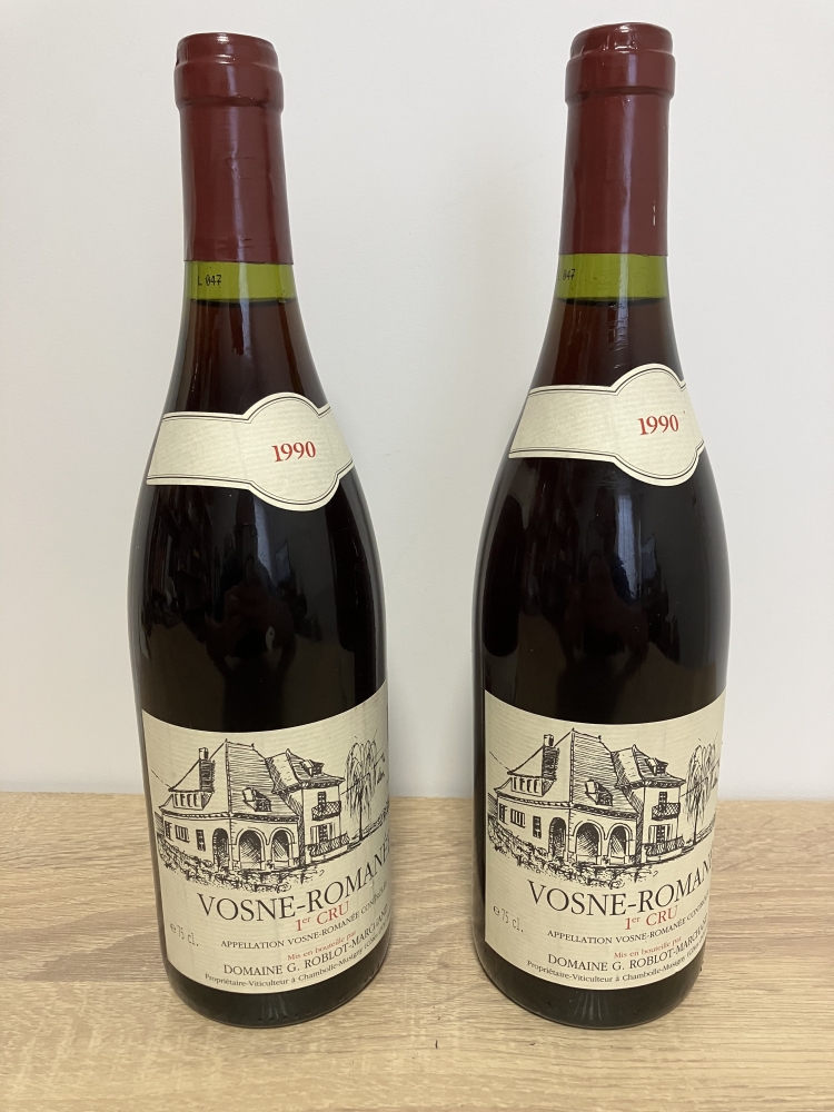 Vosne-Romanée - 1990 - 0.75L - 2 bouteilles