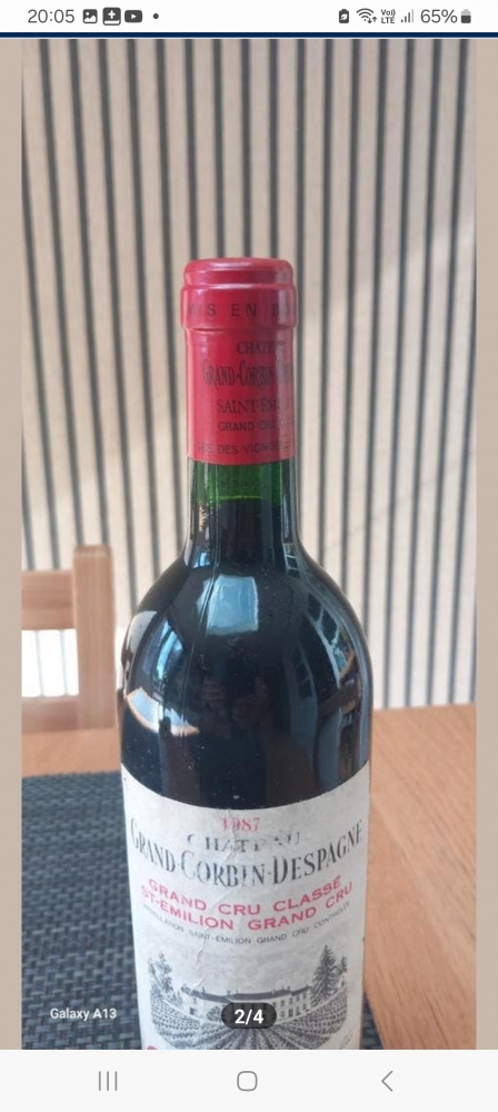 1987 Château Grand-Corbin-Despagne 
