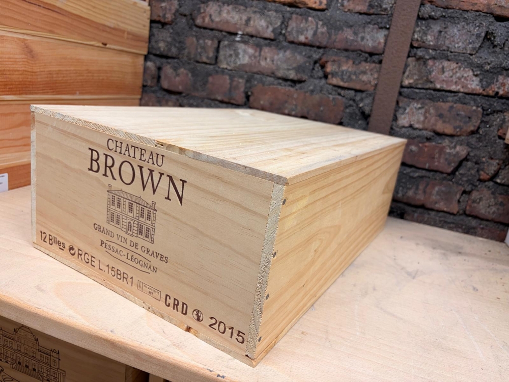 Château Brown 2015 – Caisse bois d’origine – 12 bouteilles