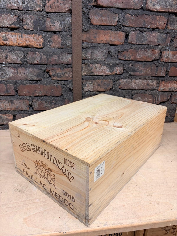Grand Puy Ducasse 2015 – Pauillac – Caisse bois d’origine – 12 bouteilles
