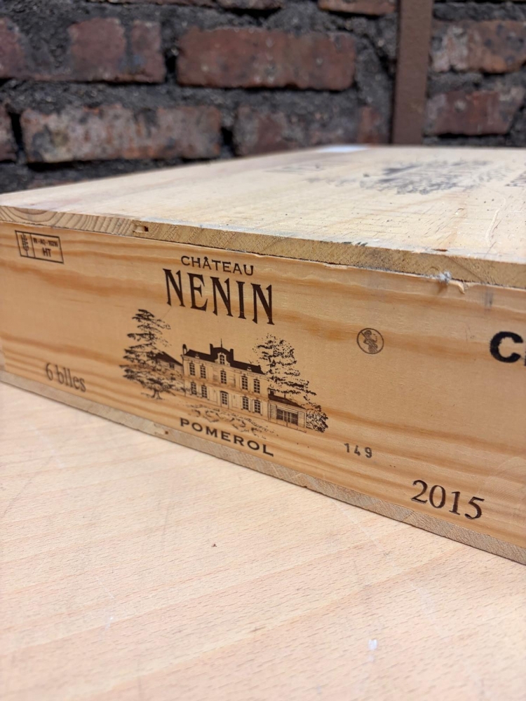 Château Nenin 2015 – Pomerol – Caisse bois d’origine – 6 bouteilles