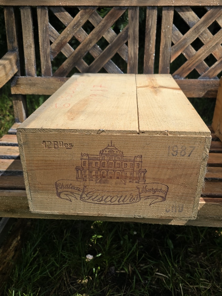 12 bouteilles de Chateau Giscours 1987