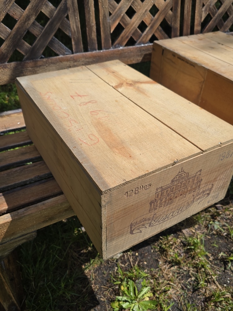 12 bouteilles de Chateau Giscours 1987