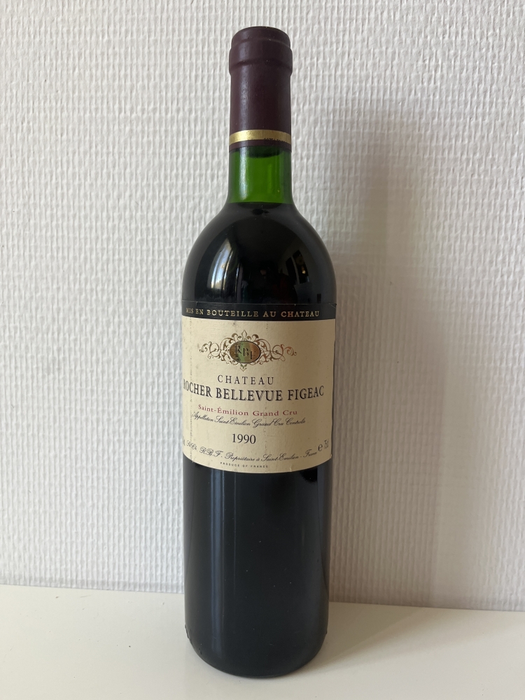 Château Rocher Bellevue Figeac 1990 – Saint-Émilion Grand Cru – Millésime historique Bordeaux