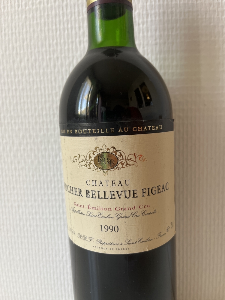 Château Rocher Bellevue Figeac 1990 – Saint-Émilion Grand Cru – Millésime historique Bordeaux