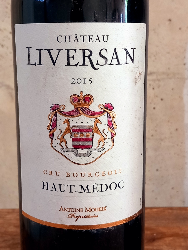 Lot de 2 Haut-Médoc - Château Liversan - Cru bourgeois - 2015 - 75 cl