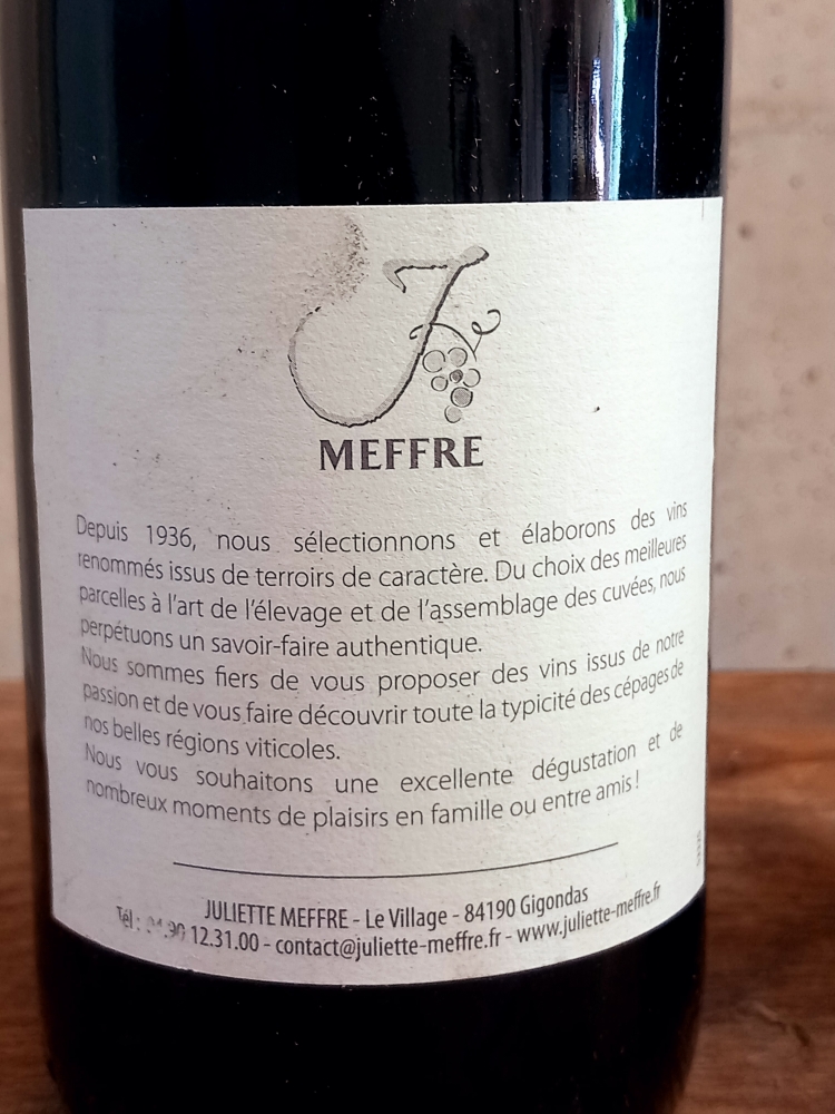 Lot de 2 Costières de Nîmes - Château Grand Escalion - Juliette Meffre - 2014 - 75 cl
