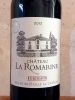 Lot de 2 bouteilles Château La Romarine Bordeaux 2012 – Médaille d'Argent 2013