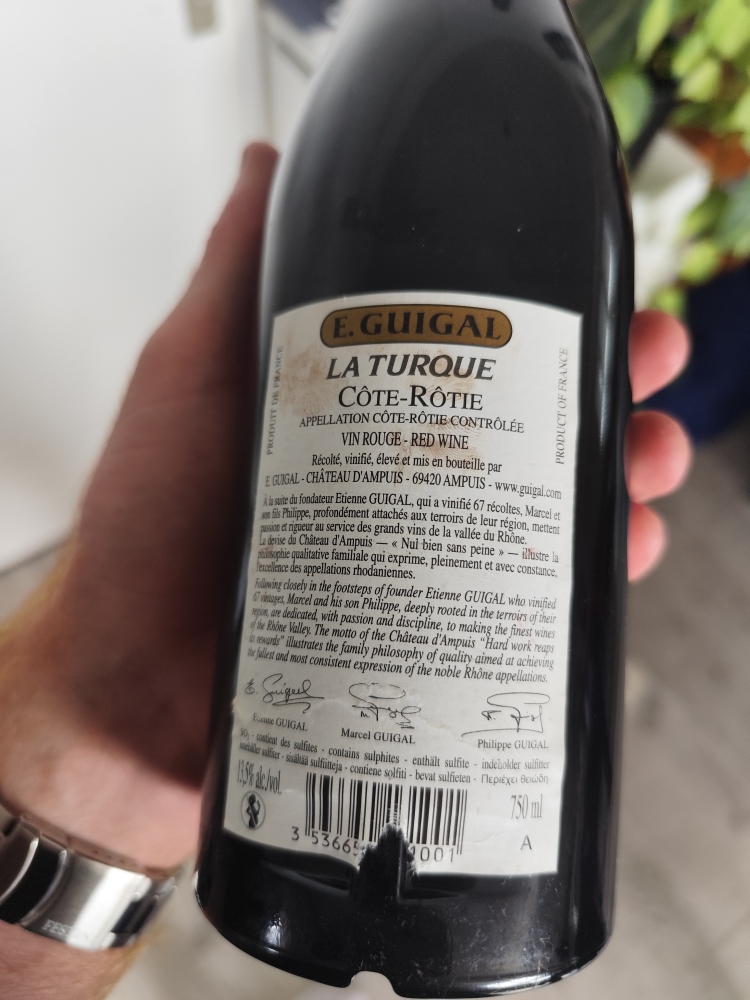 Côte rôtie \"La Turque\" E.Guigal 2013 