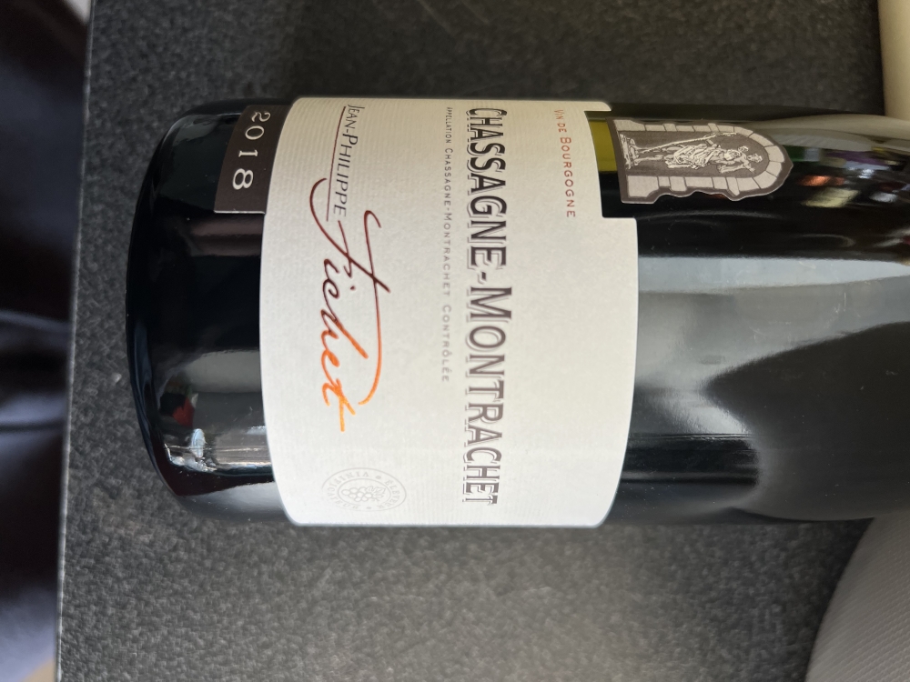 Chassagne-Montrachet 2018 Jean-Philippe Fichet (Bourgogne blanc, 75 cl)