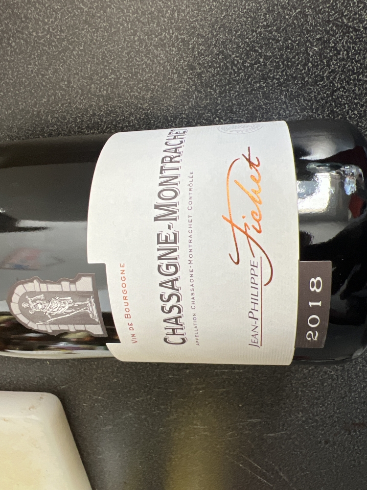 Chassagne-Montrachet 2018 Jean-Philippe Fichet (Bourgogne blanc, 75 cl)