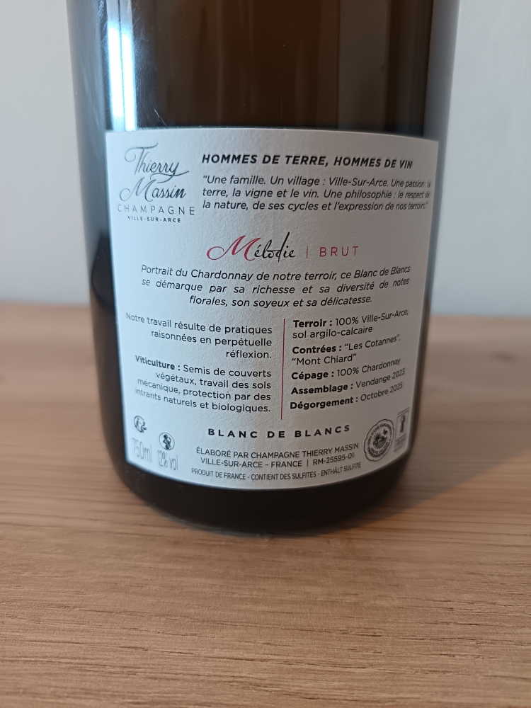 Champagne Thierry massin mélodie