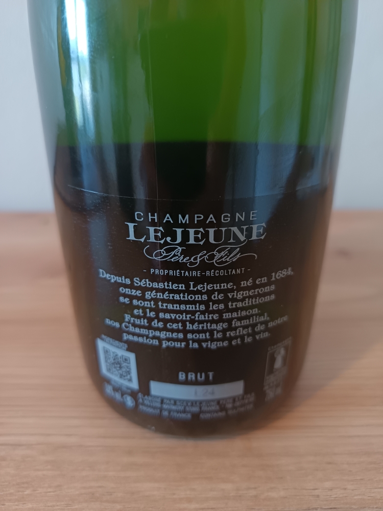 Champagne Lejeune brut réserve