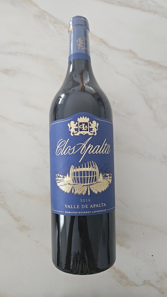 2 bouteilles de Clos Apalta 2016
