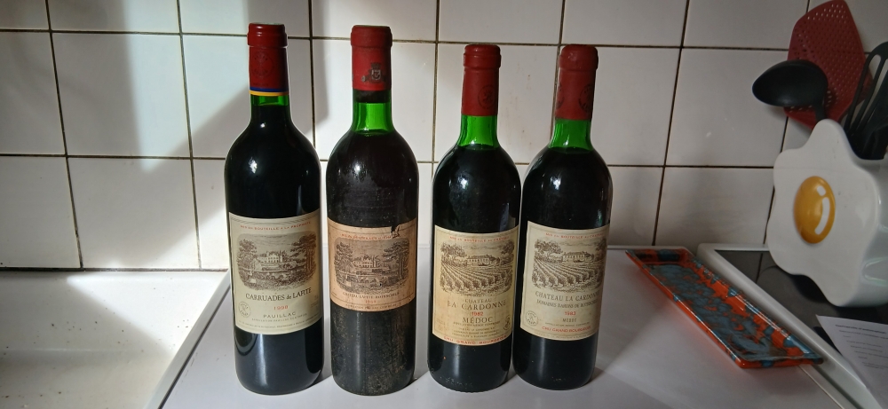 4 bouteilles du chateau rothschild