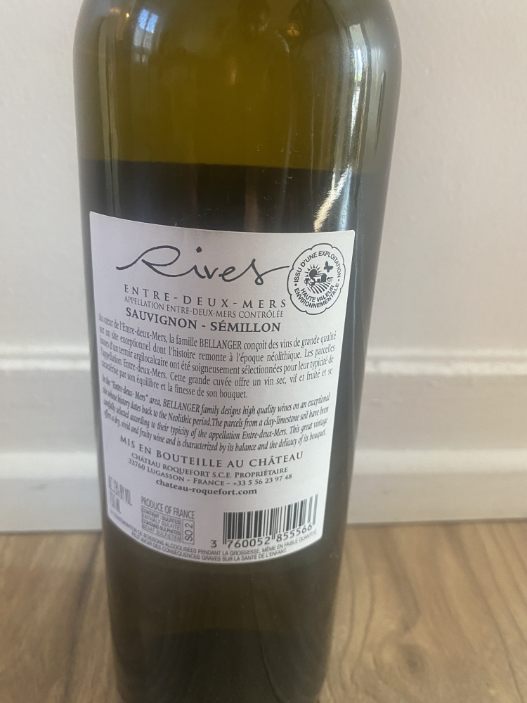 Chateau Roquefort Entre deux Mers 2023